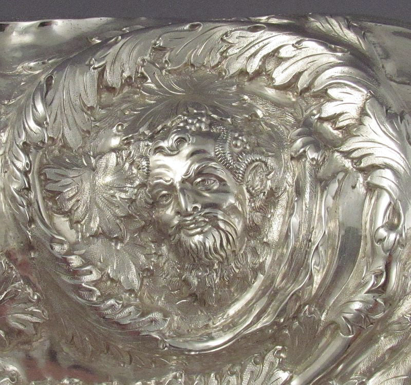 Figural Sterling Silver Cake Basket - JH Tee Antiques