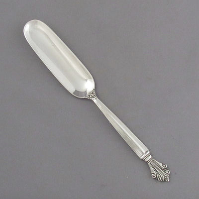 Georg Jensen Acanthus Pattern Cheese Scoop - JH Tee Antiques