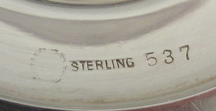Modernist Sterling Silver Covered Bowl - JH Tee Antiques