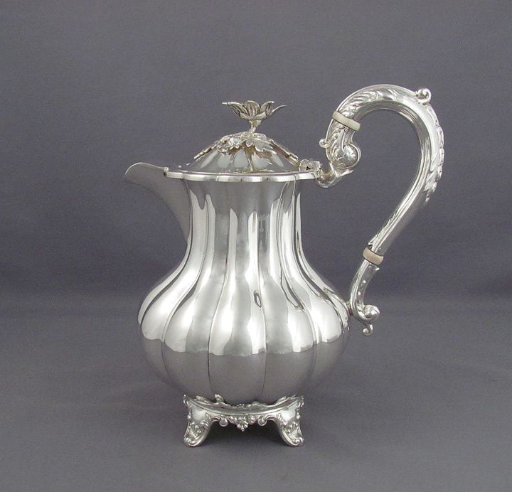 Birks Sterling Silver Tea Set and Tray - JH Tee Antiques