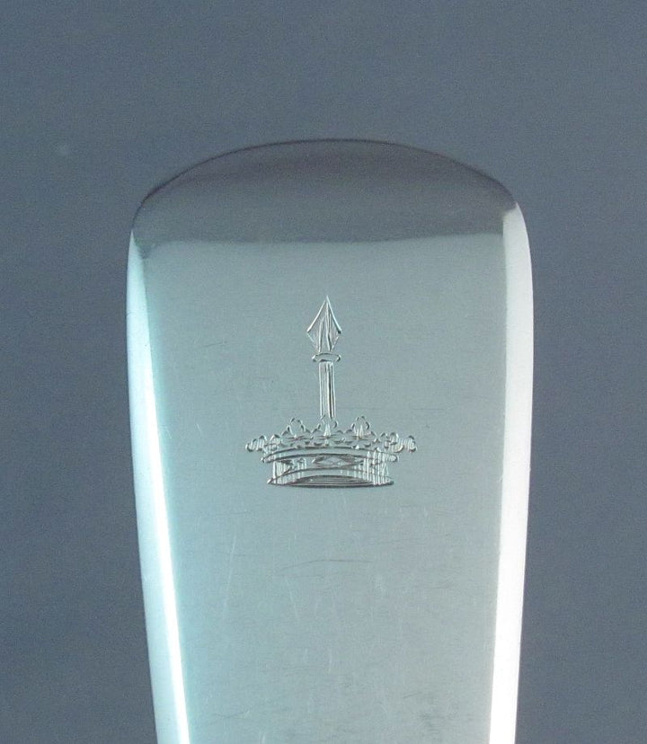 George III Sterling Silver Serving Fork - JH Tee Antiques