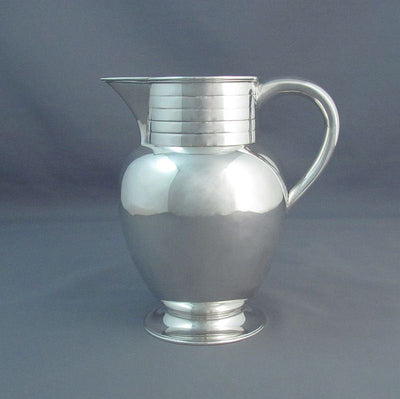 Victorian Sterling Silver Milk Jug - JH Tee Antiques