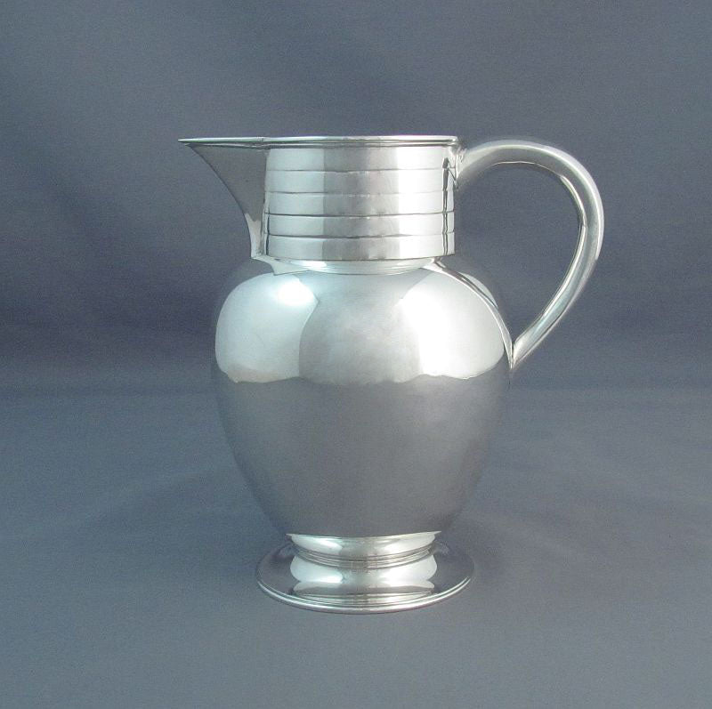 Victorian Sterling Silver Milk Jug - JH Tee Antiques