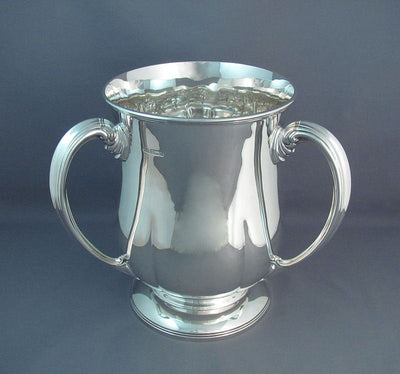 George V Sterling Silver Loving Cup - JH Tee Antiques