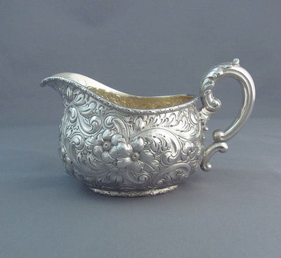 Sterling Silver Cream and Sugar - JH Tee Antiques