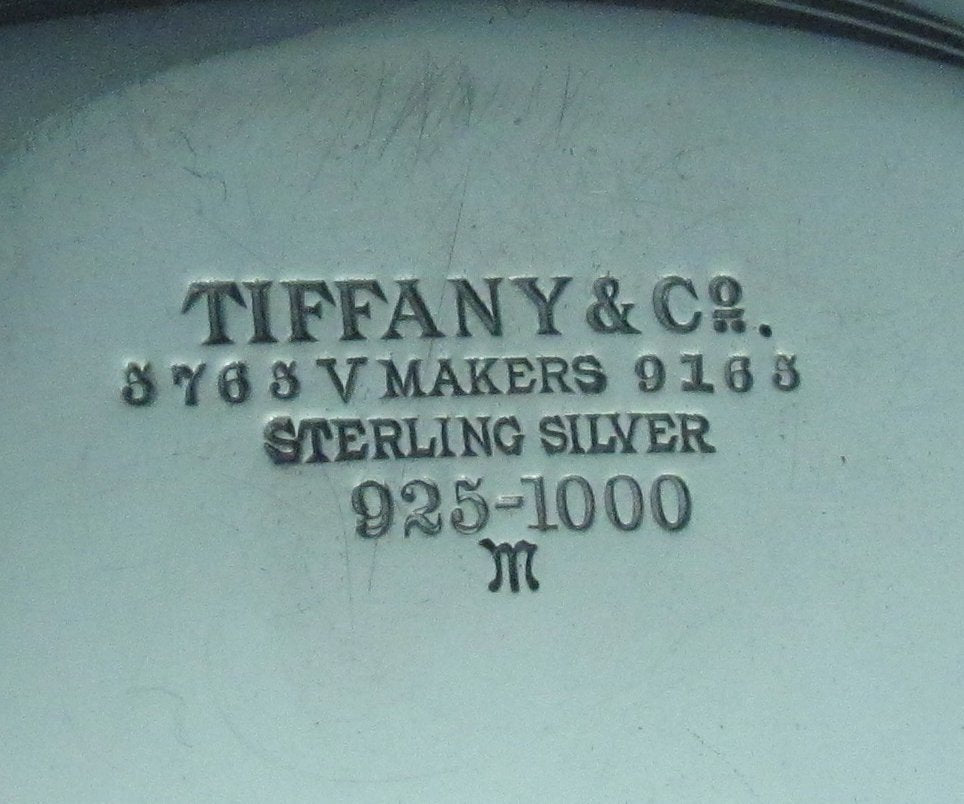 Tiffany Sterling Silver Waiter - JH Tee Antiques