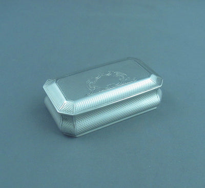 Austro-Hungarian Silver Snuff Box - JH Tee Antiques