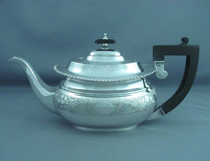 Carmichael Sterling Silver Tea Set - JH Tee Antiques