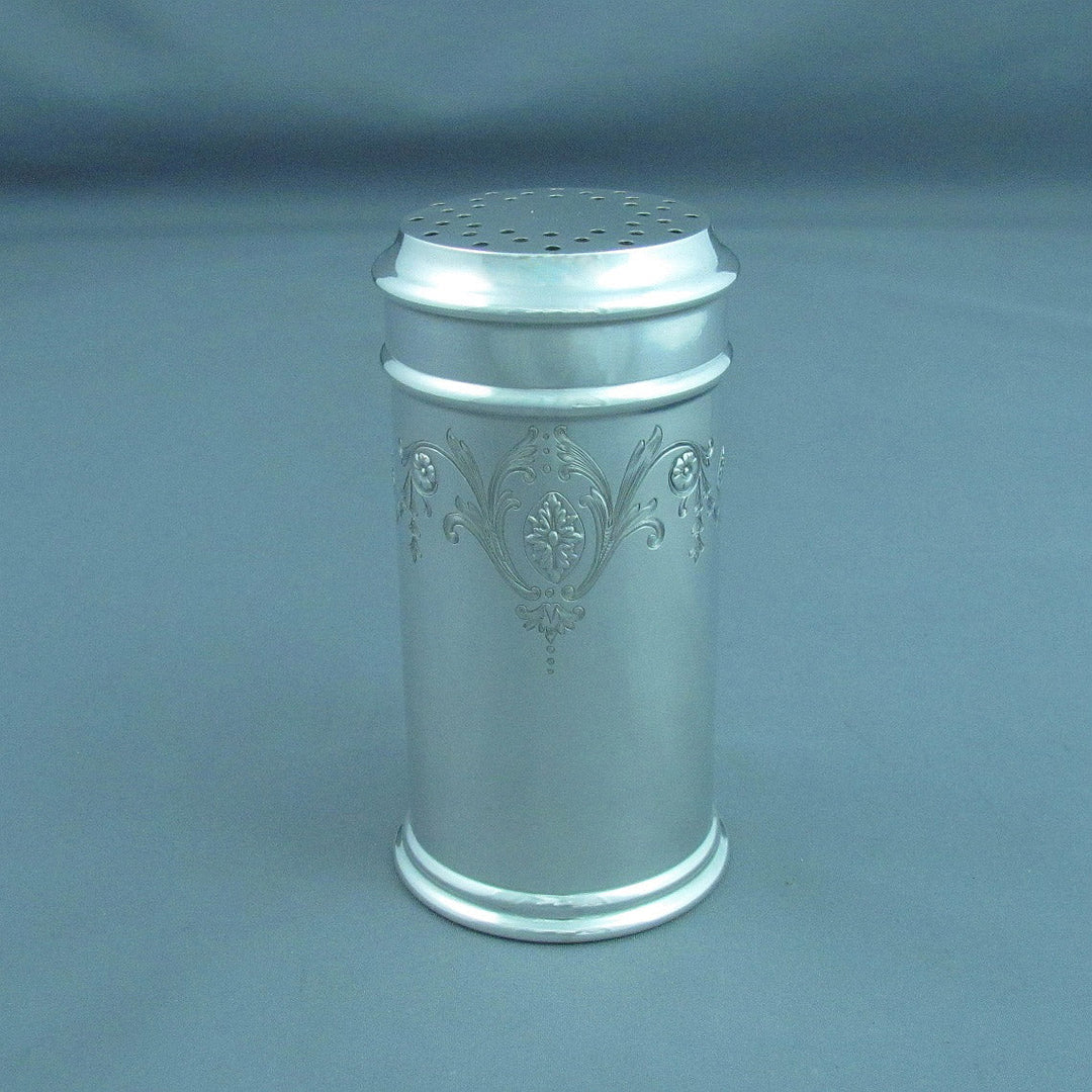 Whiting Sterling Silver Muffineer - JH Tee Antiques
