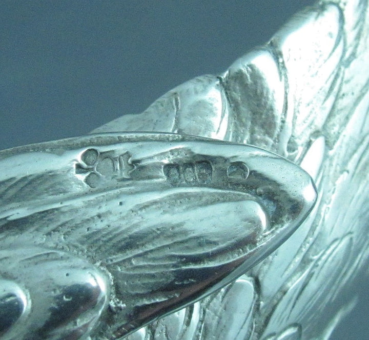 German Silver Woodcock Table Ornament - JH Tee Antiques