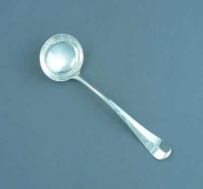 Rat Tail Sterling Silver Gravy Ladle - JH Tee Antiques