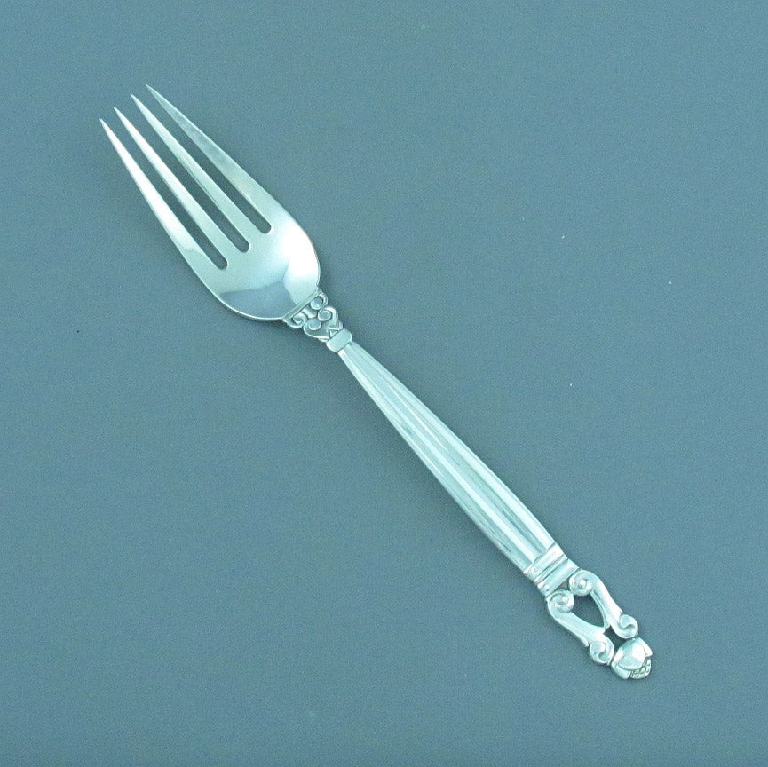 Georg Jensen Acorn Dinner Fork - JH Tee Antiques