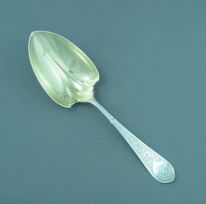 Gorham Renaissance Pattern Sterling Berry Spoon - JH Tee Antiques