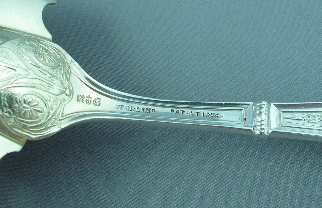 Gorham Renaissance Pattern Sterling Berry Spoon - JH Tee Antiques