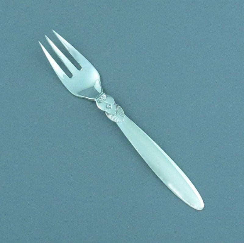 Georg Jensen Cactus Fish Fork - JH Tee Antiques