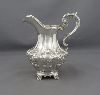 Antique Victorian Silver Milk Jug - JH Tee Antiques