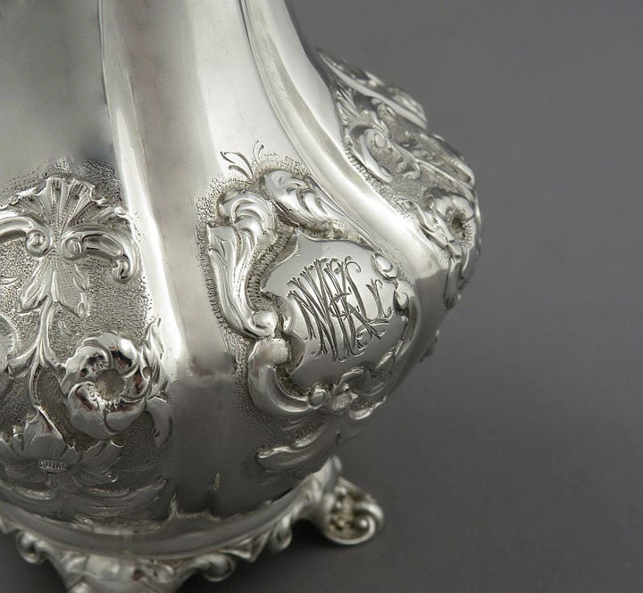 Antique Victorian Silver Milk Jug - JH Tee Antiques