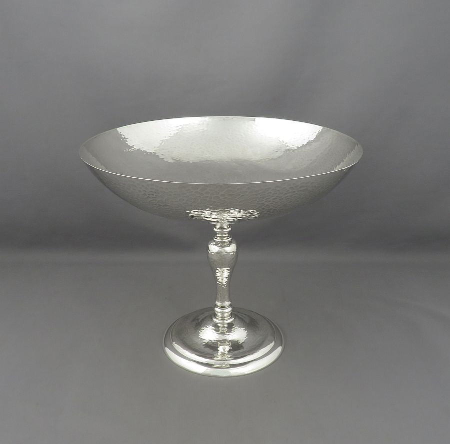 Arts and Crafts Sterling Silver Comport - JH Tee Antiques