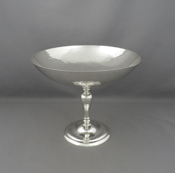 Arts and Crafts Sterling Silver Comport - JH Tee Antiques