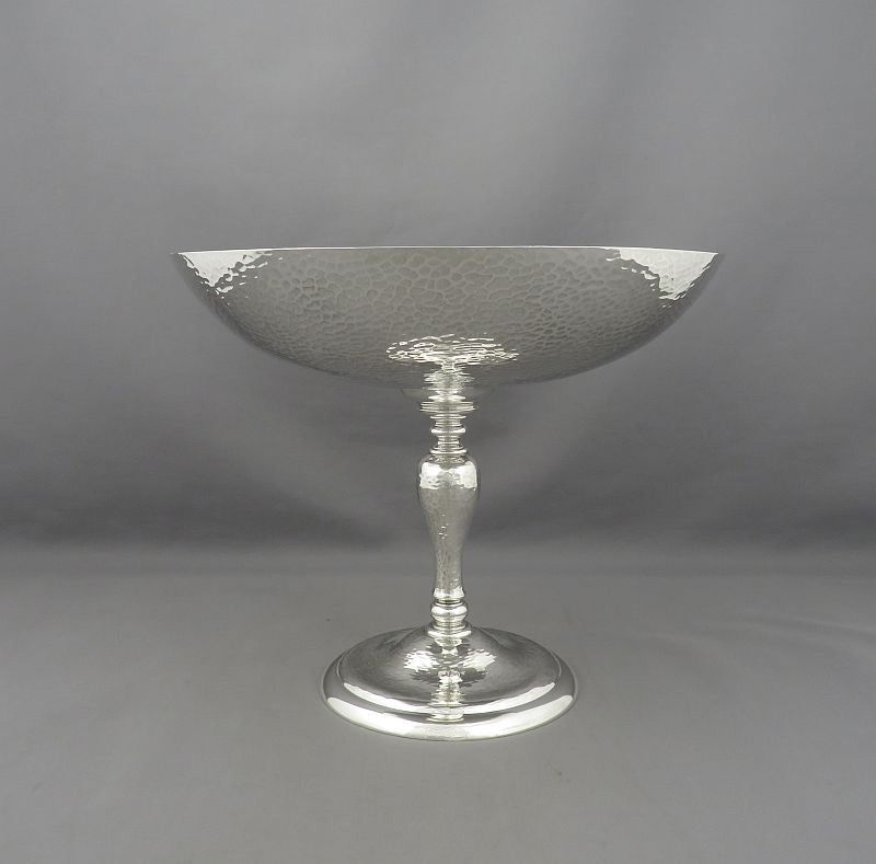 Arts and Crafts Sterling Silver Comport - JH Tee Antiques