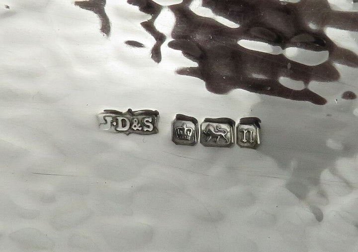 Arts and Crafts Sterling Silver Comport - JH Tee Antiques