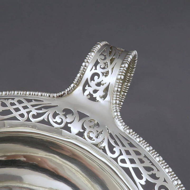 Pair of Austrian Silver Table Bowls - JH Tee Antiques