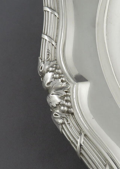 Benjamin Smith Silver Dinner Plate - JH Tee Antiques