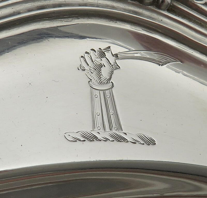 Benjamin Smith Silver Dinner Plate - JH Tee Antiques