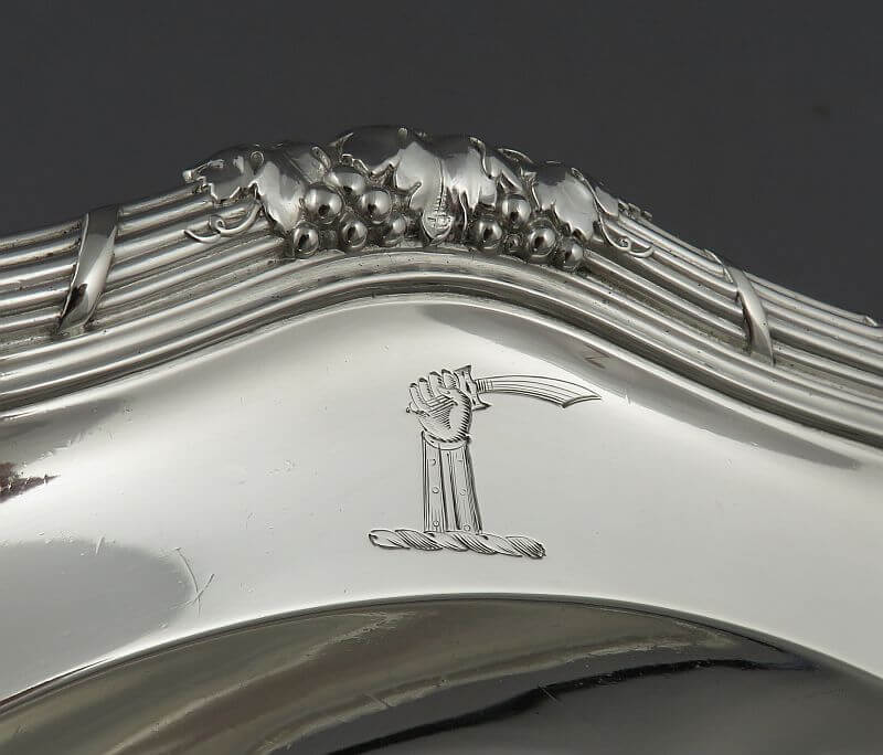 Benjamin Smith Silver Soup Bowl - JH Tee Antiques