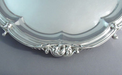 Benjamin Smith Sterling Silver Salver - JH Tee Antiques
