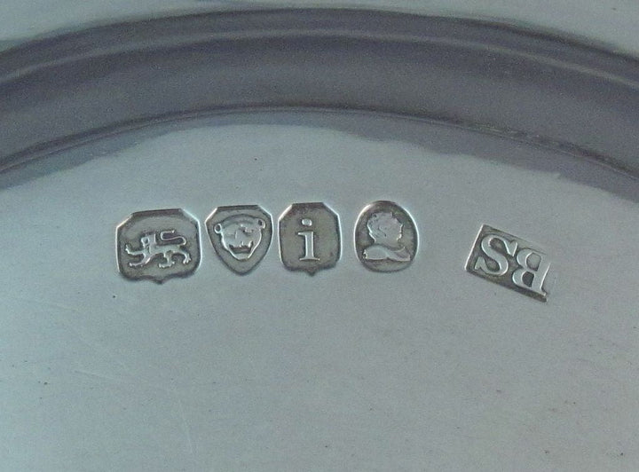 Benjamin Smith Sterling Silver Salver - JH Tee Antiques