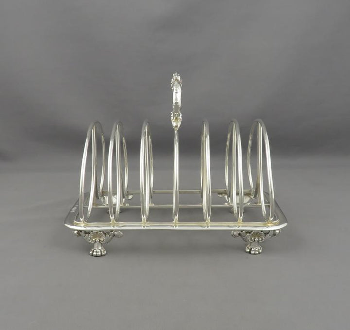 Benjamin Smith Silver Toast Rack - JH Tee Antiques