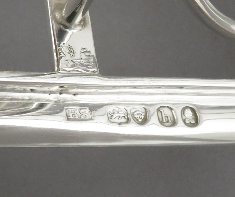 Benjamin Smith Silver Toast Rack - JH Tee Antiques