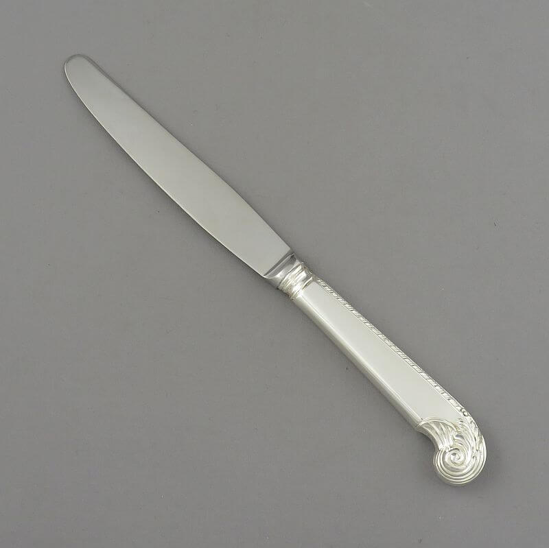 Birks George II Sterling Luncheon Knife Modern - JH Tee Antiques