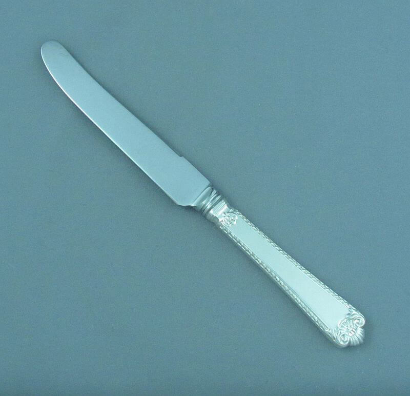 Birks George II Luncheon Knife Straight French - JH Tee Antiques