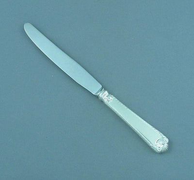 Birks George II Sterling Luncheon Knife Modern Straight - JH Tee Antiques