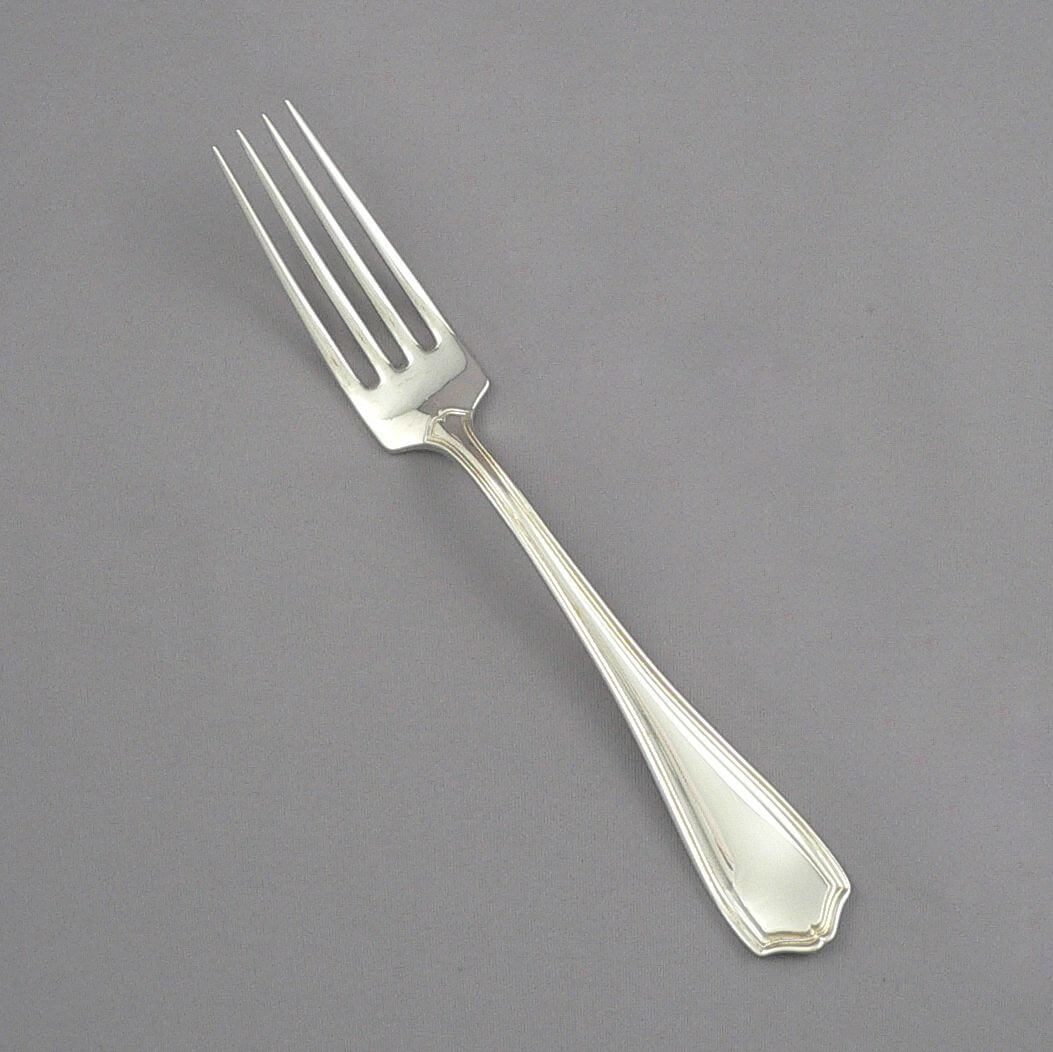 Birks Georgian Plain Pattern Sterling Dinner Fork - JH Tee Antiques