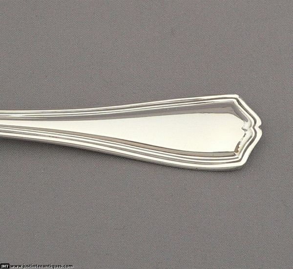 Birks Georgian Plain Flatware Set for 12 - JH Tee Antiques