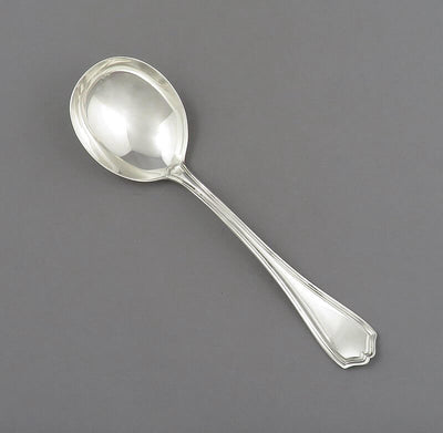 Birks Georgian Plain Sterling Gumbo Spoon - JH Tee Antiques