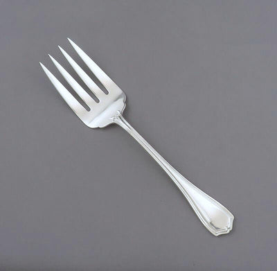 Birks Georgian Plain Sterling Roast Beef Fork - JH Tee Antiques