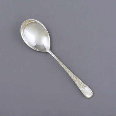 Birks London Engraved Pattern Silver Sugar Spoon - JH Tee Antiques