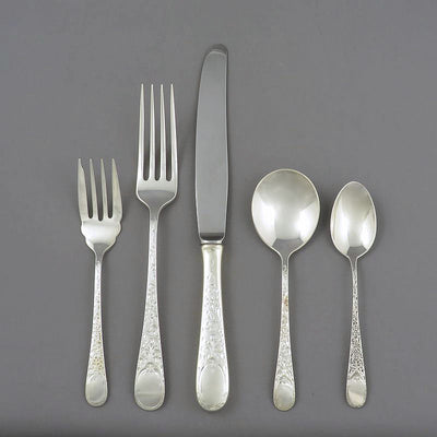 Birks London Engraved Place Settings - JH Tee Antiques