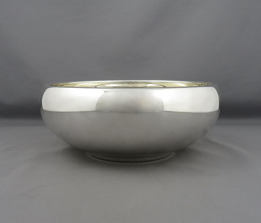 Birks Modernist Sterling Silver Bowl - JH Tee Antiques