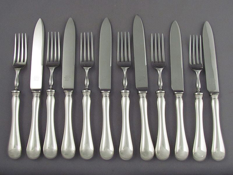 Birks Sterling Old English Pattern Dessert Set - JH Tee Antiques