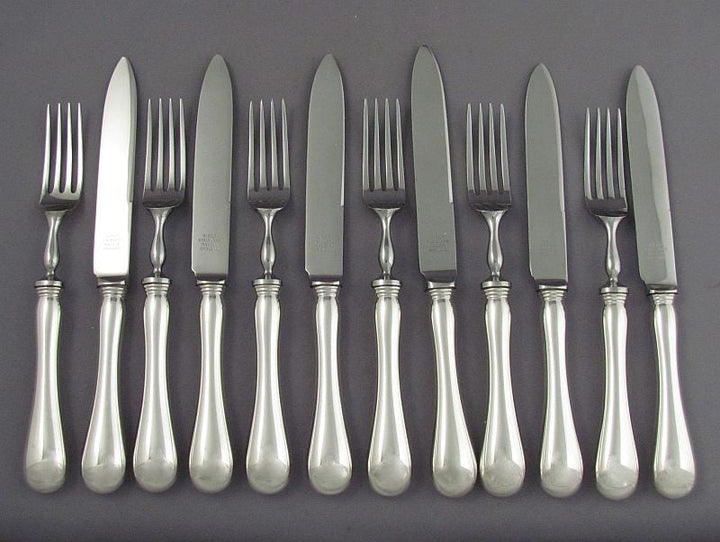 Birks Sterling Old English Pattern Dessert Set - JH Tee Antiques