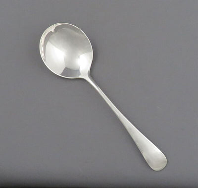 Birks Old English Pattern Silver Large Soup Spoon - JH Tee Antiques