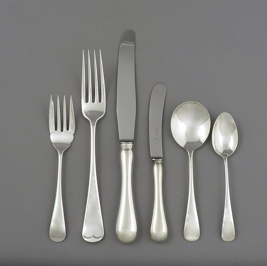 Birks Old English Dinner Size Place Setting - JH Tee Antiques