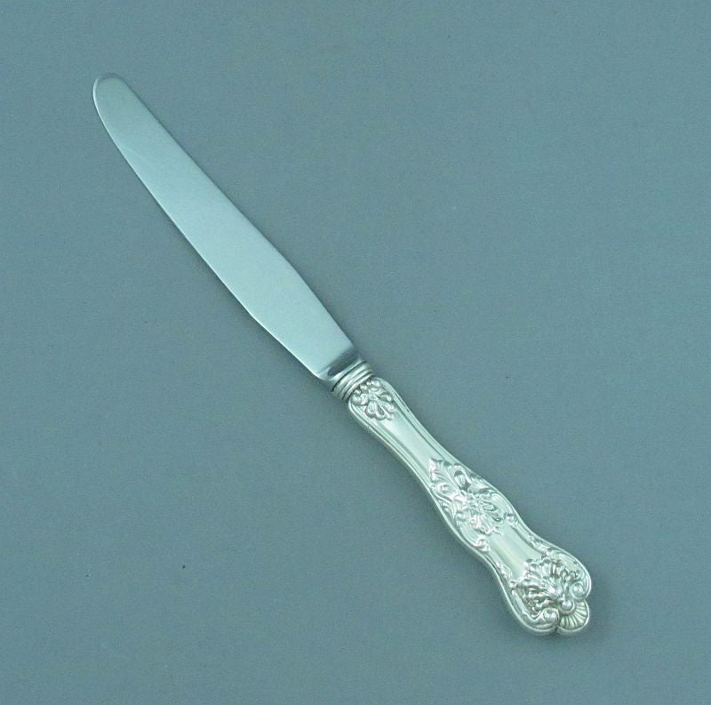 Birks Sterling Queens Pattern Dinner Knife - JH Tee Antiques