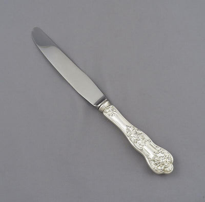 Birks Queens Sterling Luncheon Knife Modern - JH Tee Antiques