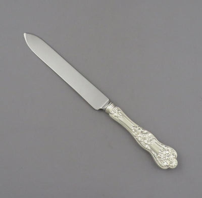 Birks Queens Pattern Sterling Cake Knife - JH Tee Antiques